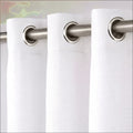 White Line Blackout Decorative Drapes