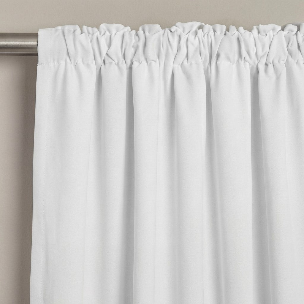White Line Blackout Decorative Drapes