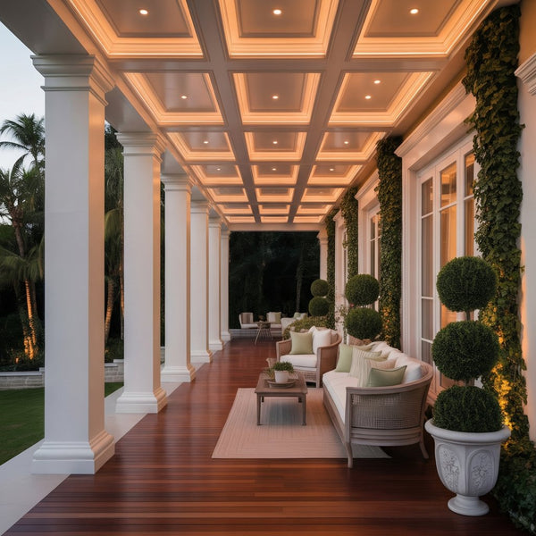 Fiberglass Column. Premium Decorative Porch Columns (Multiple Sizes)