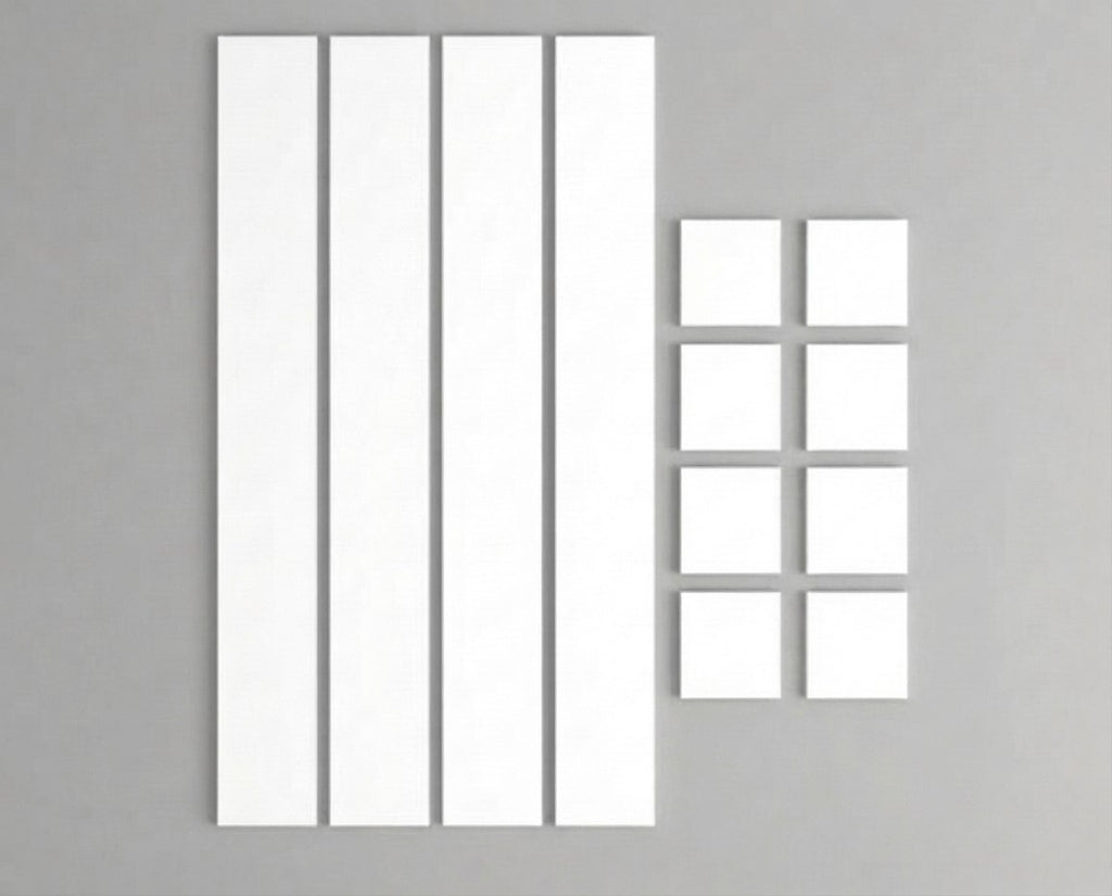 Detailed component breakdown of complete PVC column wrap system

