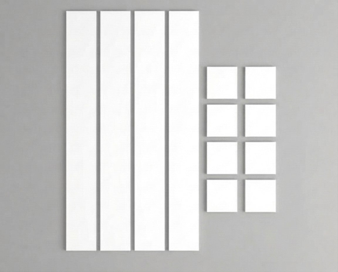 Detailed component breakdown of complete PVC column wrap system
